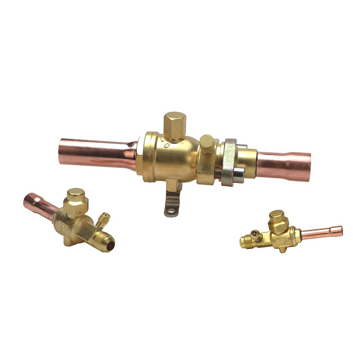 Valvas de esfera de refrigeração de borboleta central AC 6.3 Pressão hidráulica para CFC HCFC HFC