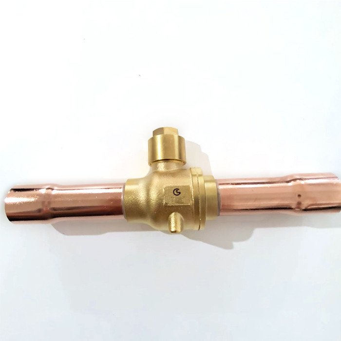 Valvas de esfera de refrigeração de borboleta central AC 6.3 Pressão hidráulica para CFC HCFC HFC