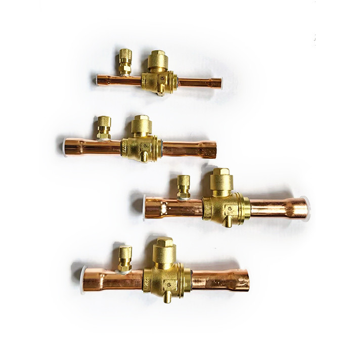 Valvas de esfera de refrigeração de borboleta central AC 6.3 Pressão hidráulica para CFC HCFC HFC