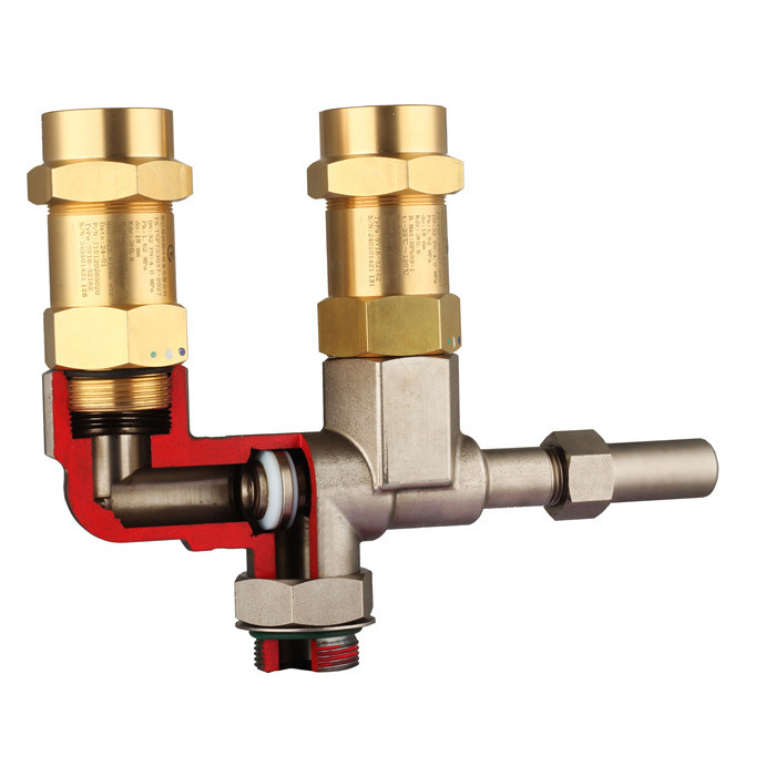 Válvula de alívio de pressão do refrigerador DN6-DN50 Refrigerador para refrigerantes CFC HCFC e sistemas HFC