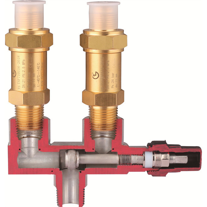 CFC HCFC HFC válvula de alívio de pressão do refrigerante para refrigeração 0,3 ∼ 4,5 MPa