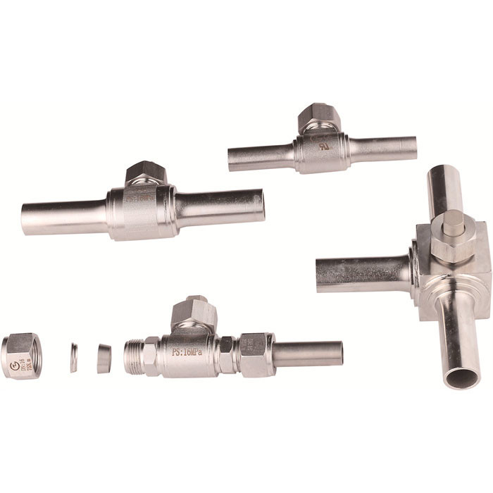 Refrigerador de CO2 3/4 polegadas Compressão desligada válvula Alta pressão DN4  DN40 0  16.0 MPa -40C  140C