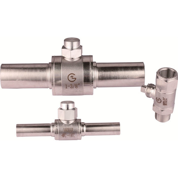 DN4  DN40 CO2 válvula de desligamento de refrigeração e válvula de esferas Faixa de pressão 0  16.0 MPa Certificado CE