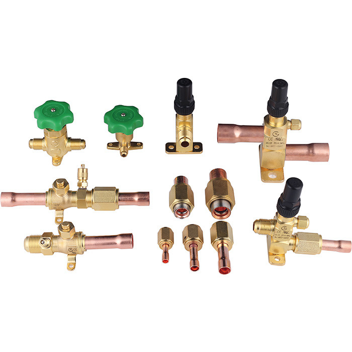 CFC HCFC HFC válvula de refrigeração de refrigerante com fácil instalação e sem vazamento externo