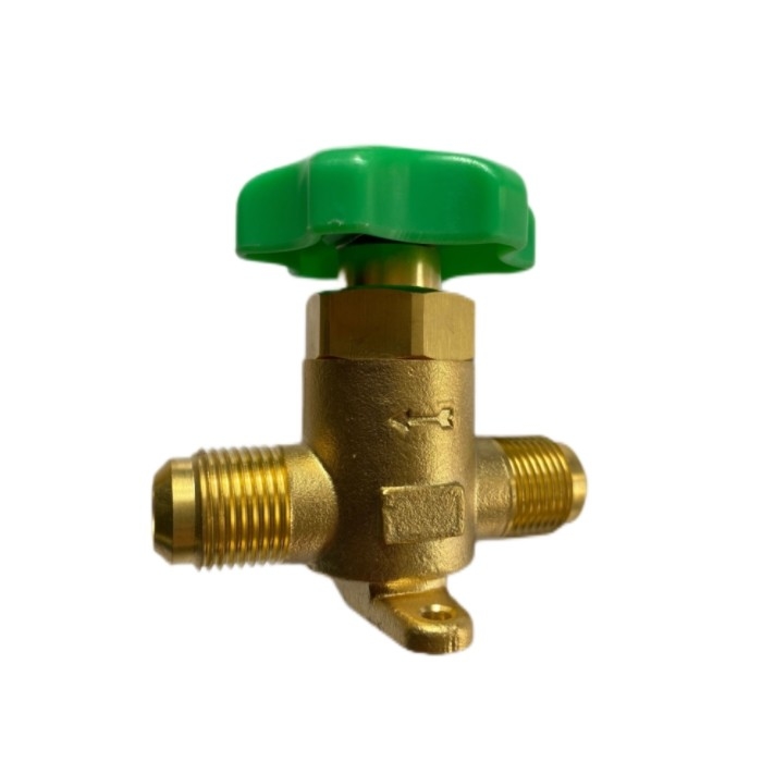 Fácil de instalar válvula de mão de refrigeração resistente à temperatura para CFC HCFC HFC R22 R410a R134a