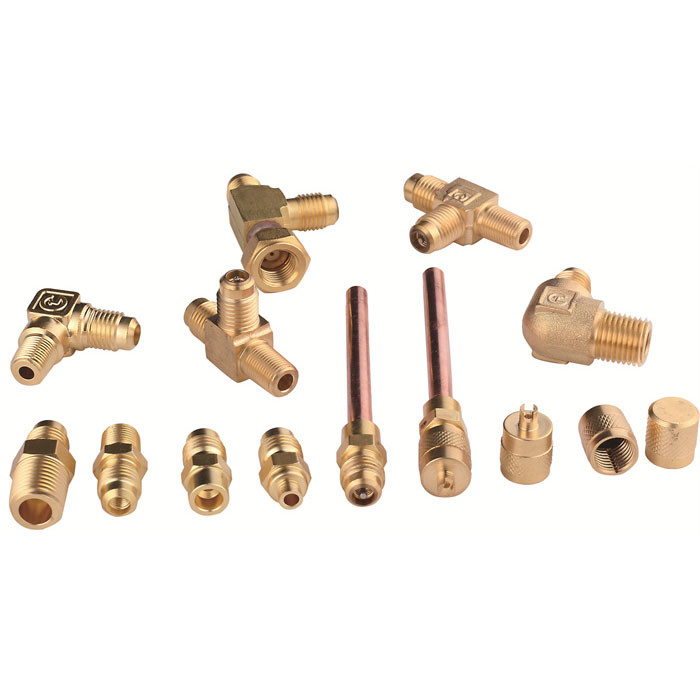 Válvula de agulha de latão Manual de precisão controlada para industrial 1/4 válvula de agulha de compressão