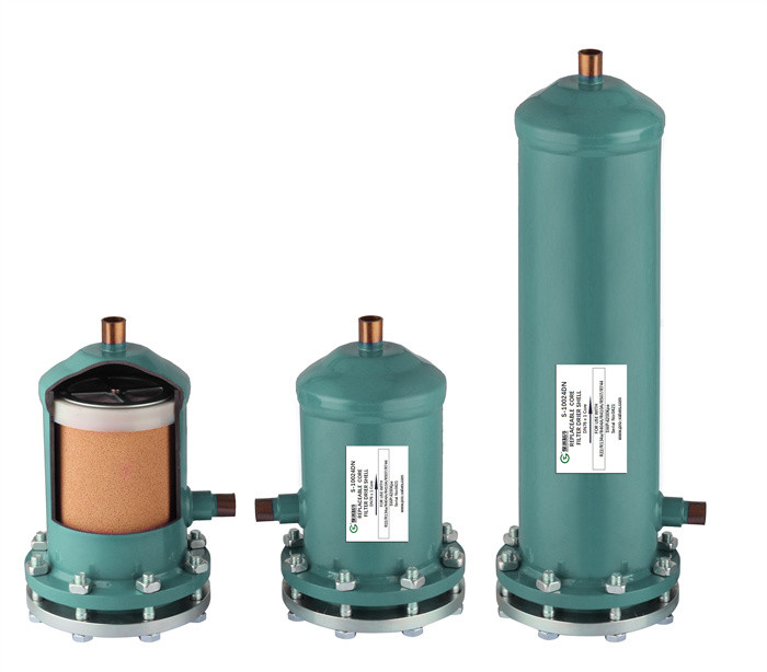 CFC Secador de filtros de refrigeração HCFC com faixa de temperatura de -29 a 100 graus Celsius Certificado CE