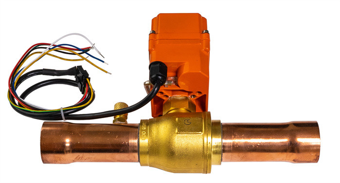 -20°C a 120°C Refrigeração válvula de esferas de 3 vias Elétrica com proteção IP67 para sistemas HVAC