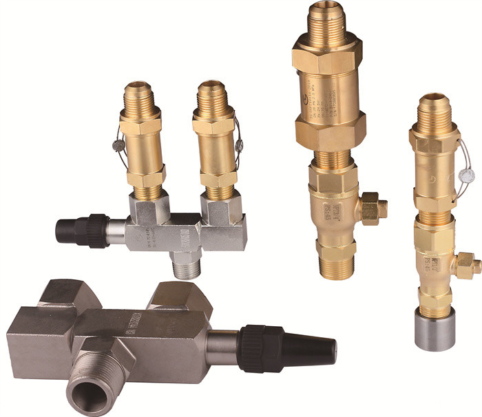 CFC HCFC HFC válvula de desligamento de 3 vias para refrigeração Faixa de temperatura -29°C ∼+140°C