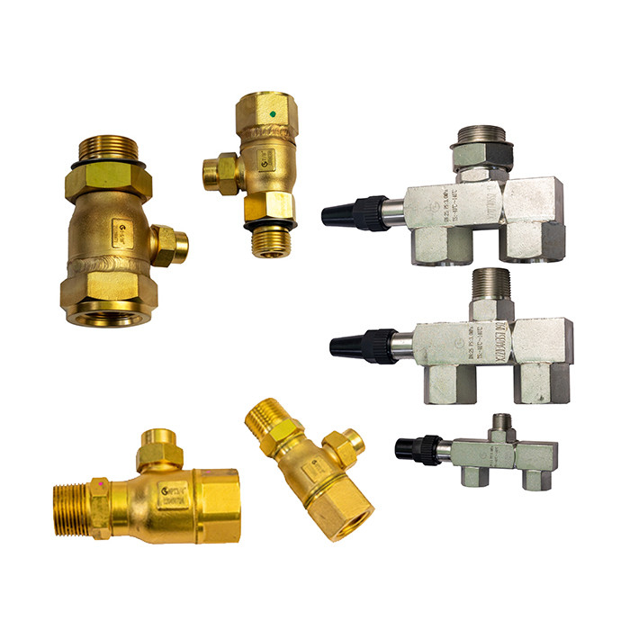 CFC HCFC HFC válvula de desligamento de 3 vias para refrigeração Faixa de temperatura -29°C ∼+140°C