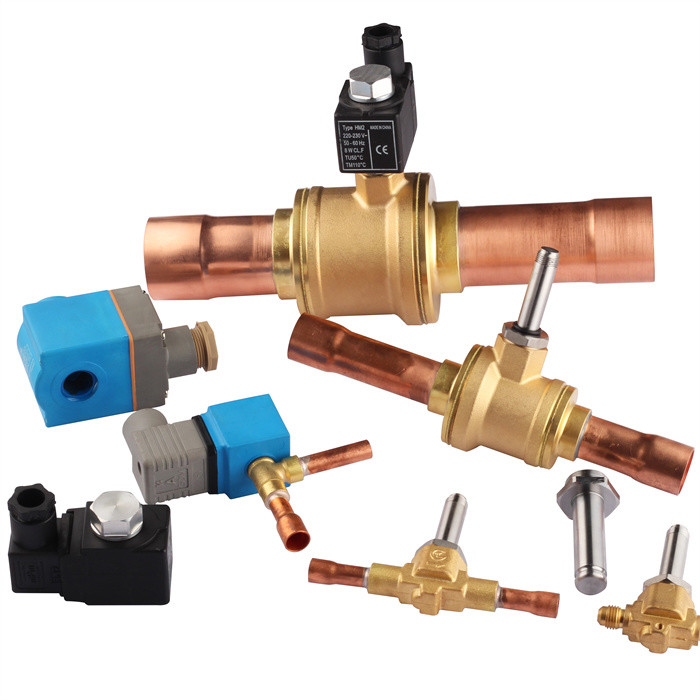 0-3.0 MPa 3/8 Tipo de flange de válvula de refrigeração de solenoide com elevada fiabilidade